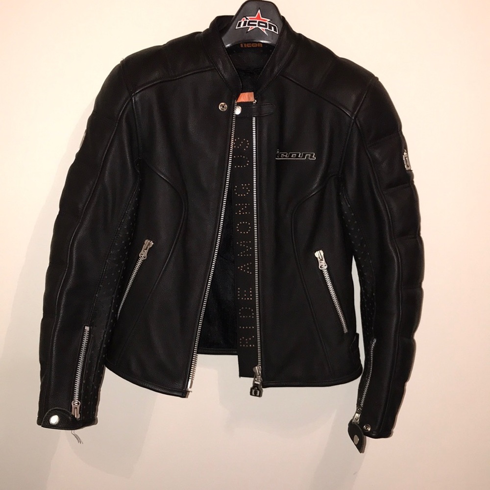 ICON Leather Motorcycle Jacket